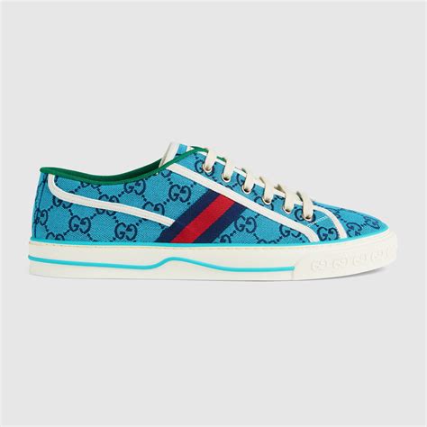 gucci tennis blue|gucci inspired tennis shoes.